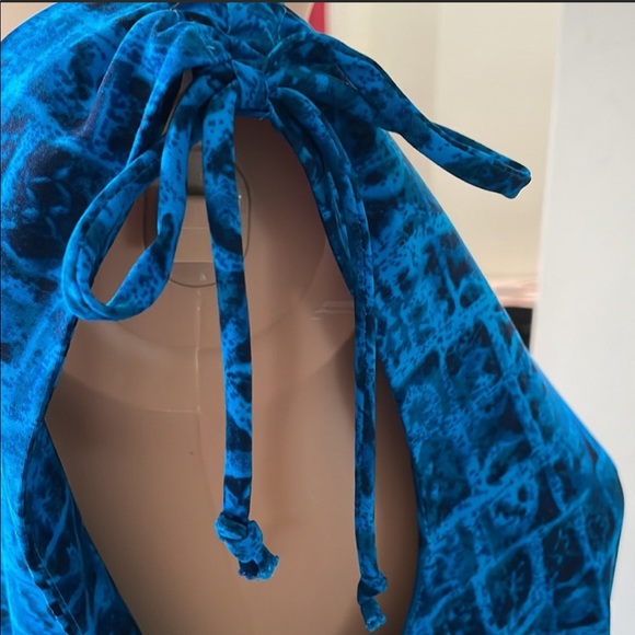 NWT Blue Maxi Summer Dress      Size: 6 - Picture 4 of 7